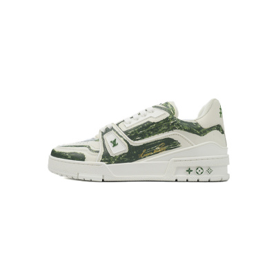  Louis Vuitton Trainer Green 01