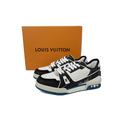 Louis Vuitton Trainer Black White (Show) 02