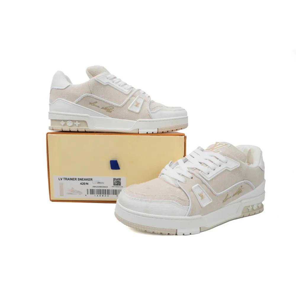 Louis Vuitton Trainer Beige 