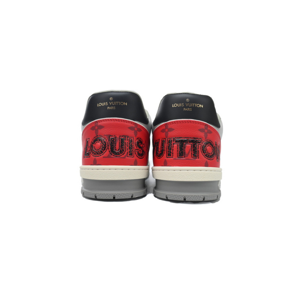 Louis Vuitton Trainer Black and Red 