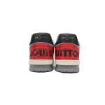 Louis Vuitton Trainer Black and Red 