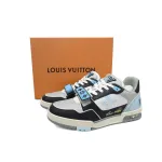 Louis Vuitton Trainer Black Blue