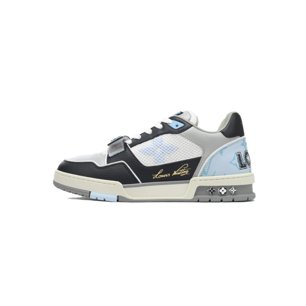 Louis Vuitton Trainer Black Blue