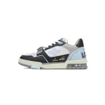 Louis Vuitton Trainer Black Blue