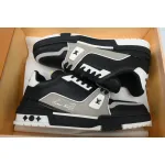 Louis Vuitton Trainer Black Gray White