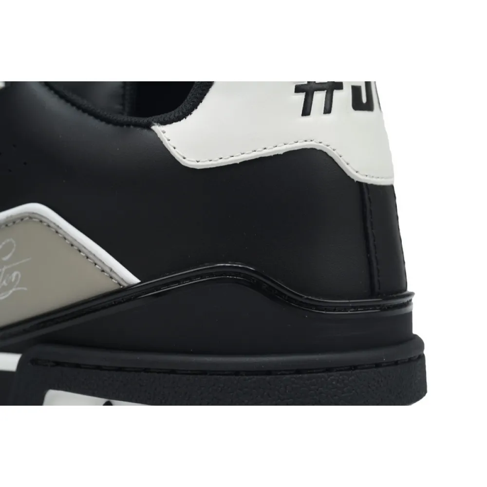 Louis Vuitton Trainer Black Gray White