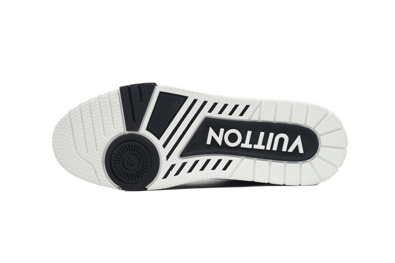 Louis Vuitton Trainer Black Gray White