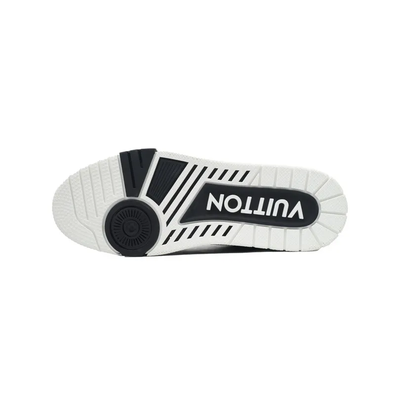 Louis Vuitton Trainer Black Gray White