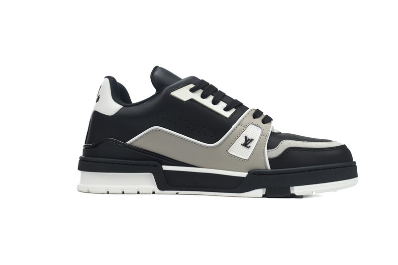Louis Vuitton Trainer Black Gray White