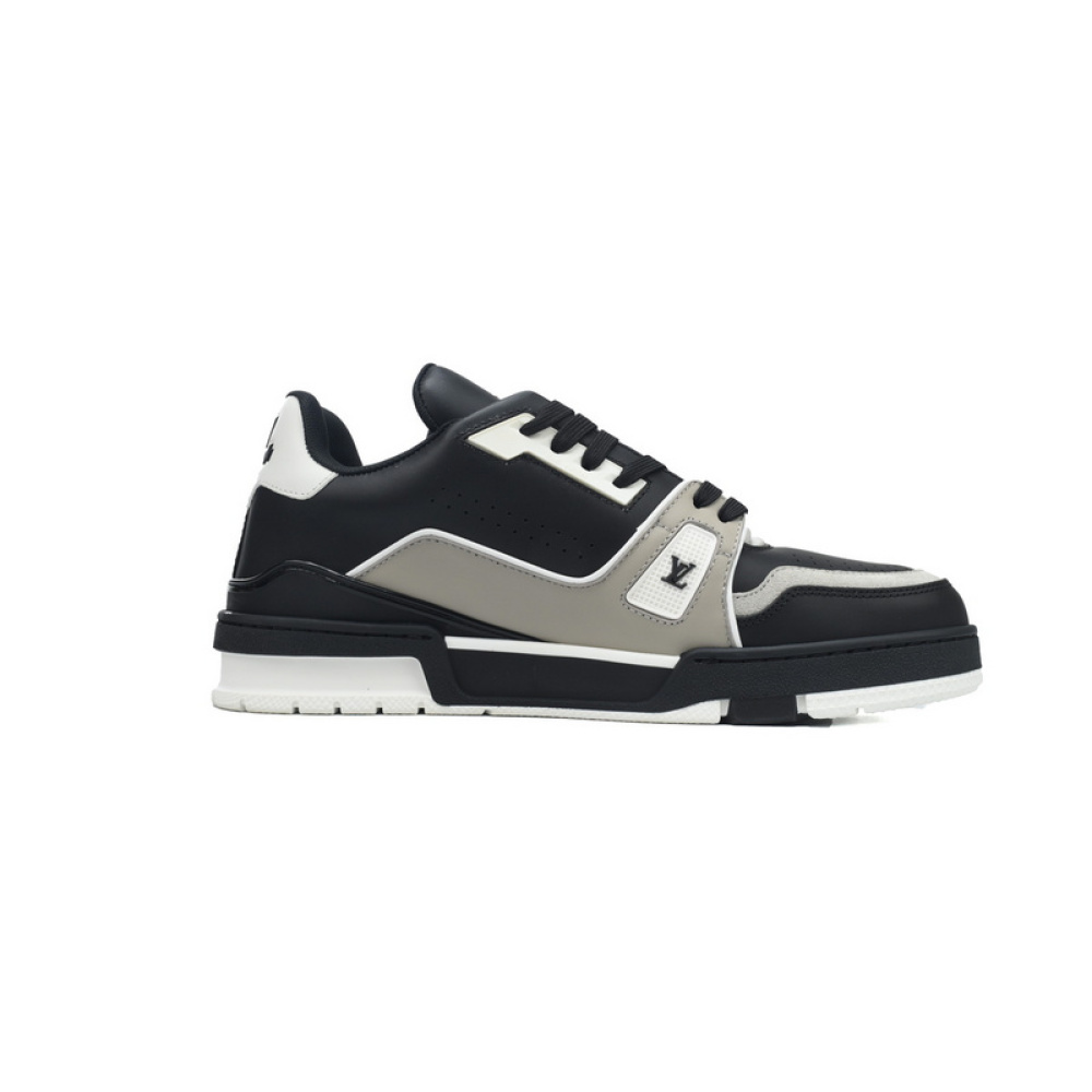 Louis Vuitton Trainer Black Gray White