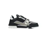 Louis Vuitton Trainer Black Gray White