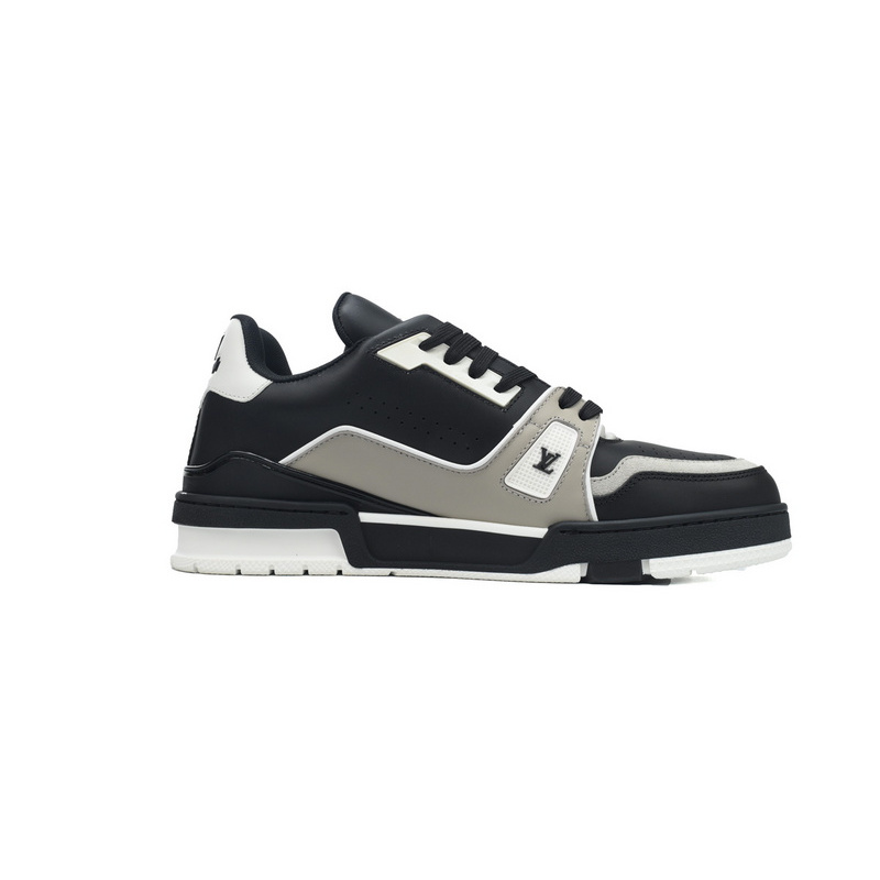 Louis Vuitton Trainer Black Gray White