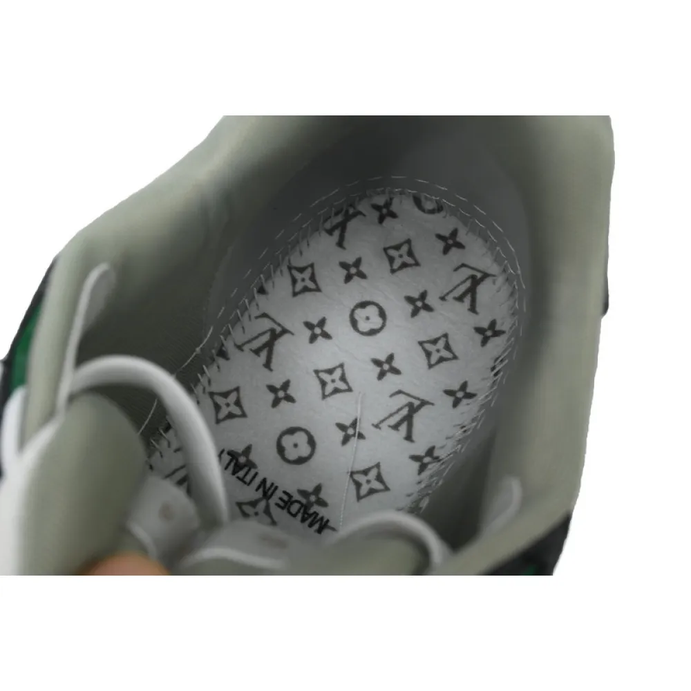 Louis Vuitton Trainer Black Green