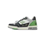 Louis Vuitton Trainer Black Green