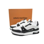 Louis Vuitton Trainer Black White