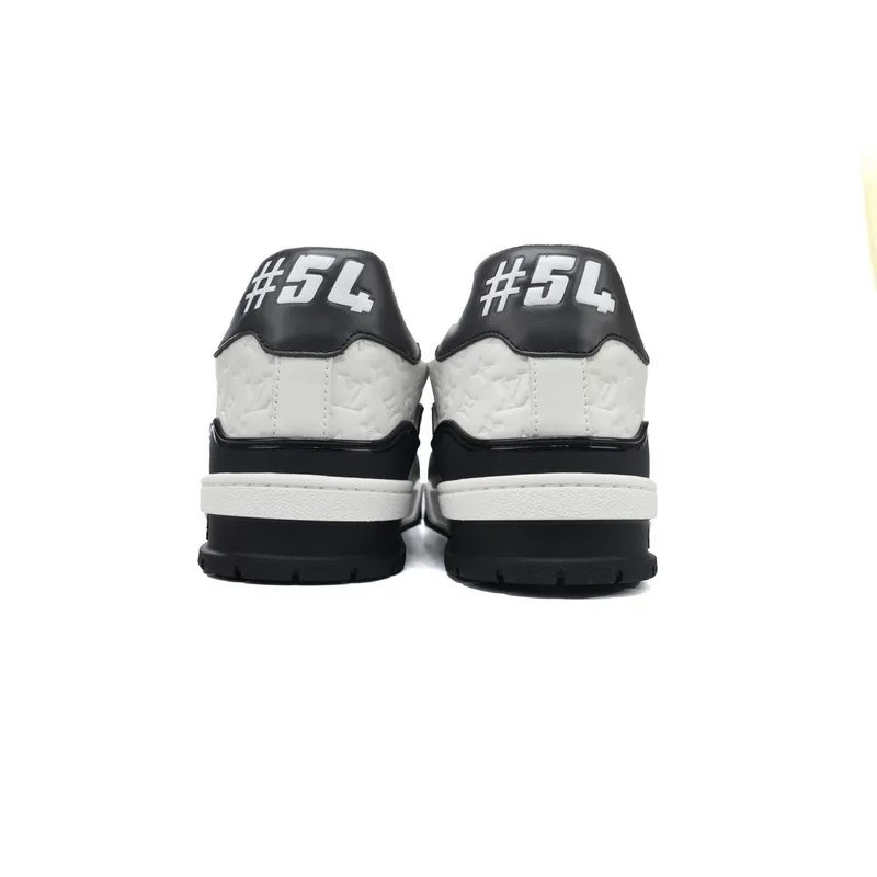 Louis Vuitton Trainer Black White