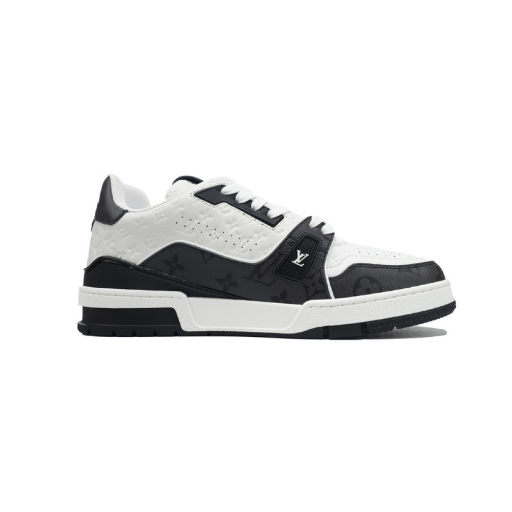 Louis Vuitton Trainer Black White