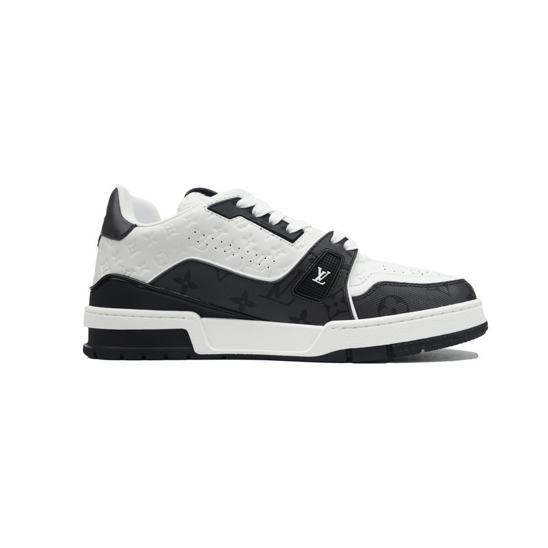 Louis Vuitton Trainer Black White