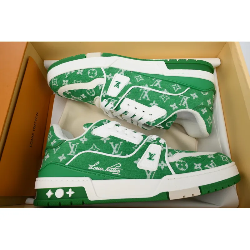 Louis Vuitton Trainer Green