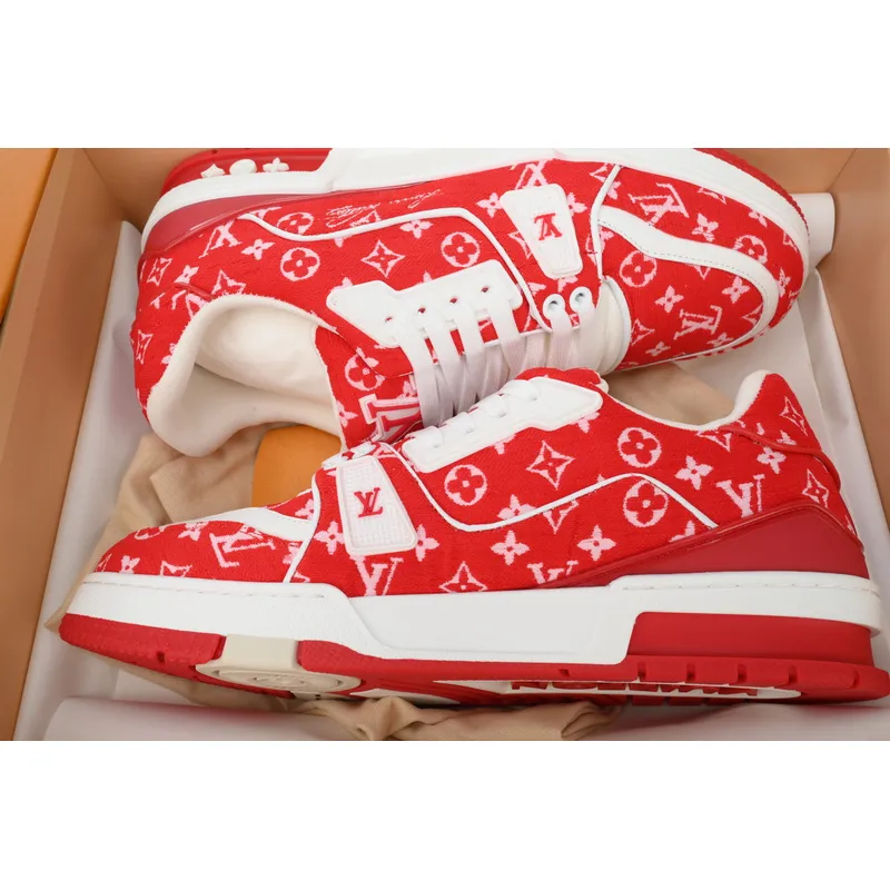 Louis Vuitton Trainer Red