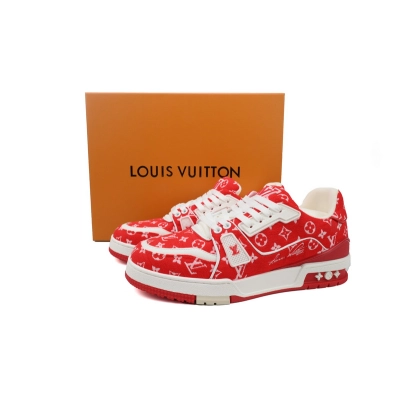 Louis Vuitton Trainer Red 02