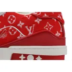 Louis Vuitton Trainer Red