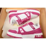 Louis Vuitton Trainer Rose Red