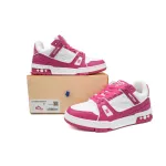 Louis Vuitton Trainer Rose Red