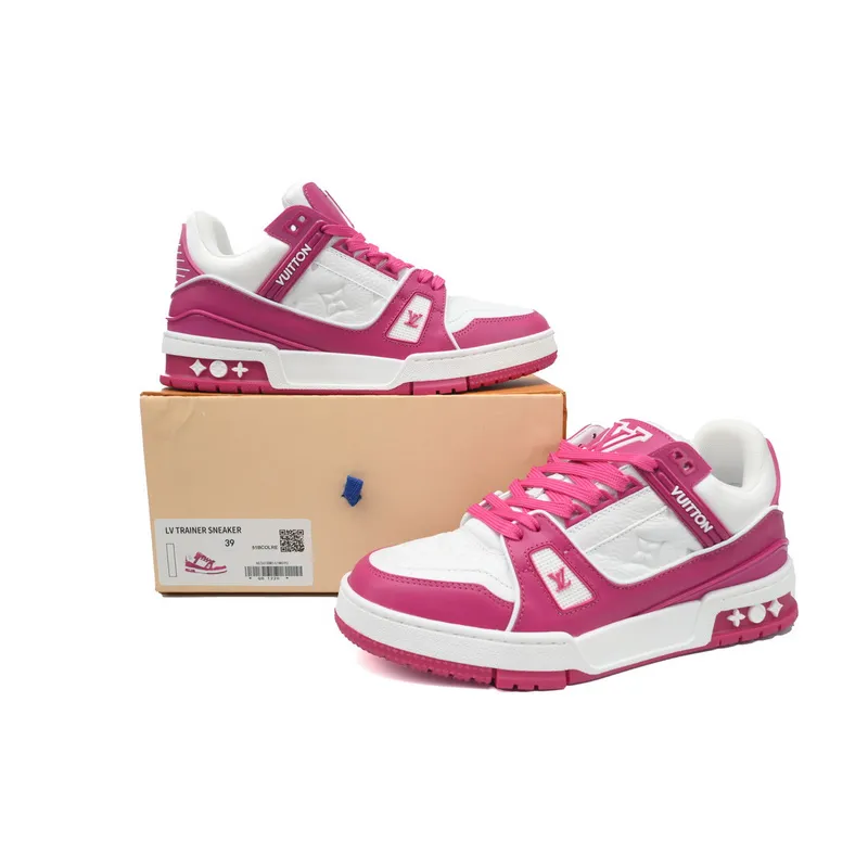 Louis Vuitton Trainer Rose Red