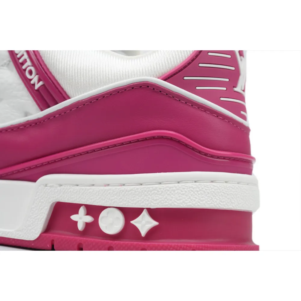 Louis Vuitton Trainer Rose Red