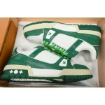 Louis Vuitton Trainer White Green