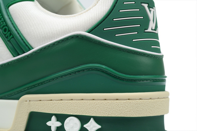 Louis Vuitton Trainer White Green