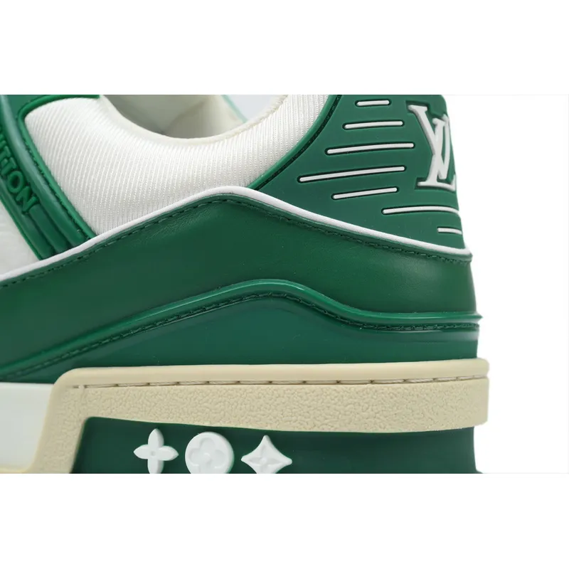 Louis Vuitton Trainer White Green