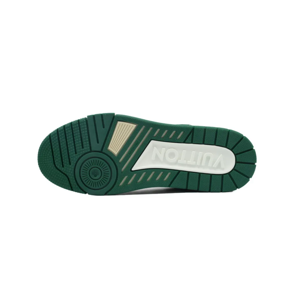 Louis Vuitton Trainer White Green