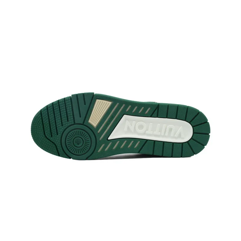 Louis Vuitton Trainer White Green