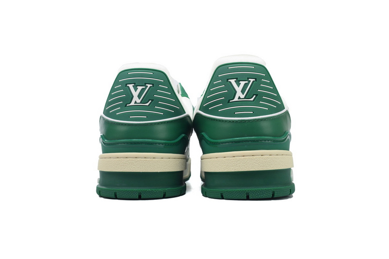 Louis Vuitton Trainer White Green