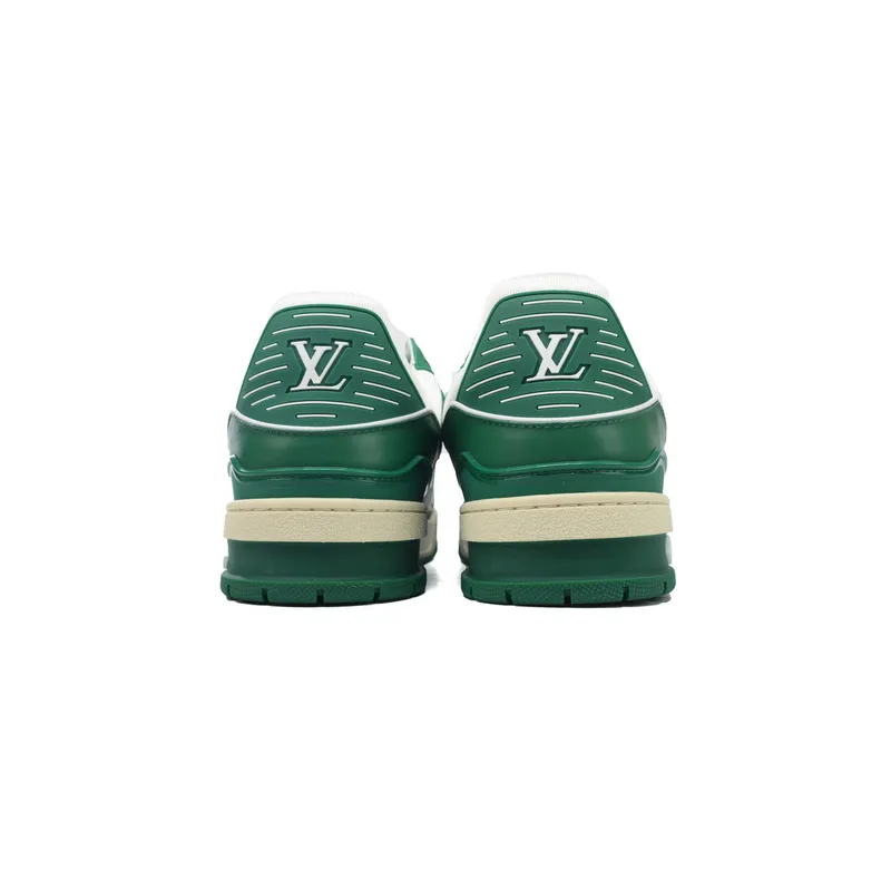 Louis Vuitton Trainer White Green