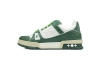 Louis Vuitton Trainer White Green