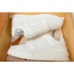 Louis Vuitton Trainer White Leather