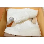 Louis Vuitton Trainer White Leather