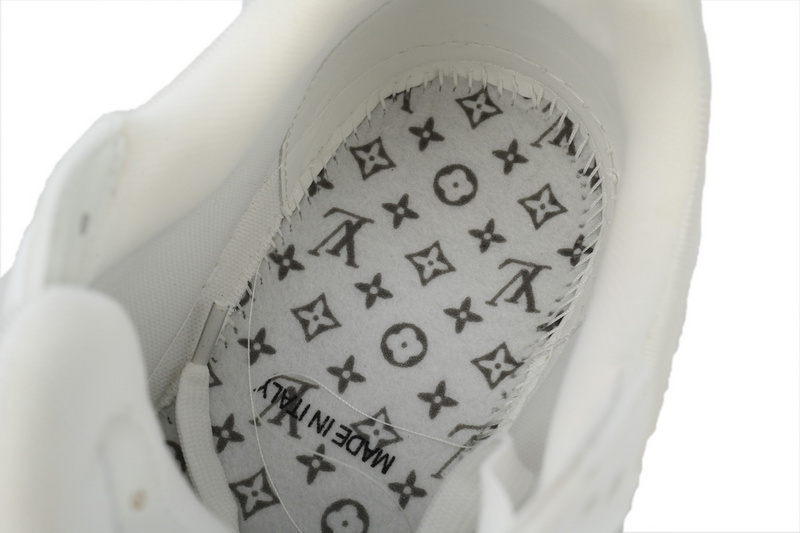 Louis Vuitton Trainer White Leather