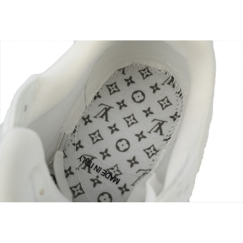 Louis Vuitton Trainer White Leather