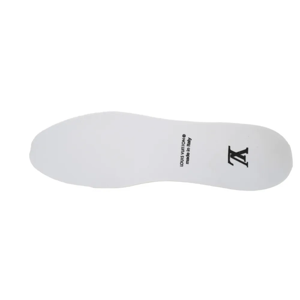 Louis Vuitton Trainer White Leather
