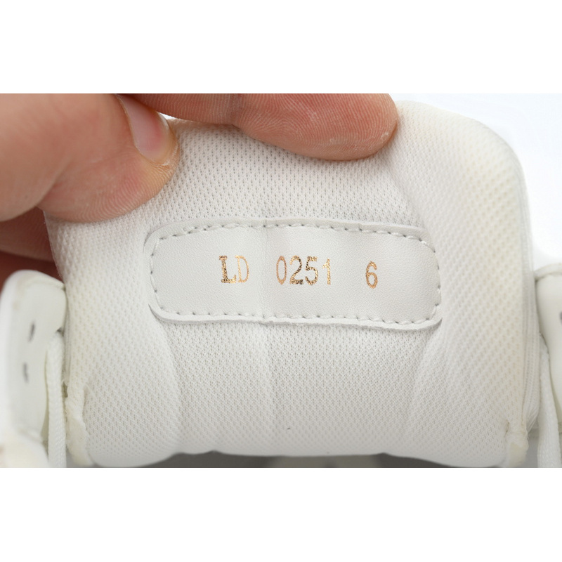 Louis Vuitton Trainer White Leather
