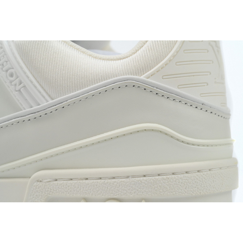 Louis Vuitton Trainer White Leather