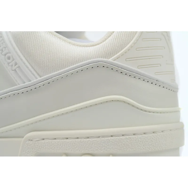 Louis Vuitton Trainer White Leather