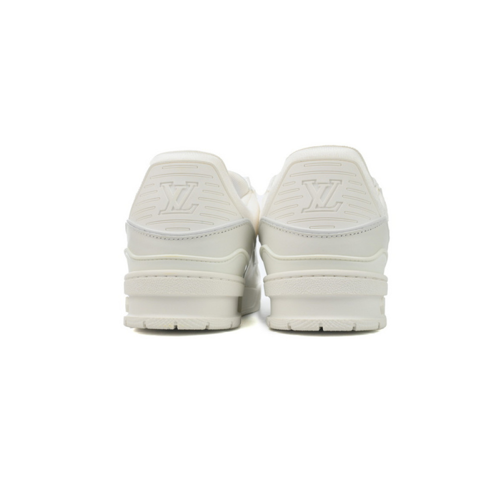 Louis Vuitton Trainer White Leather