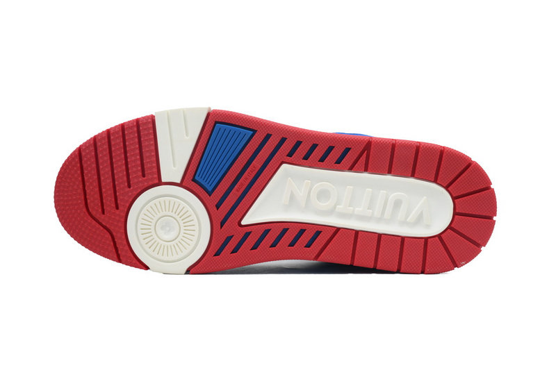 Louis Vuitton Trainer Blue Red