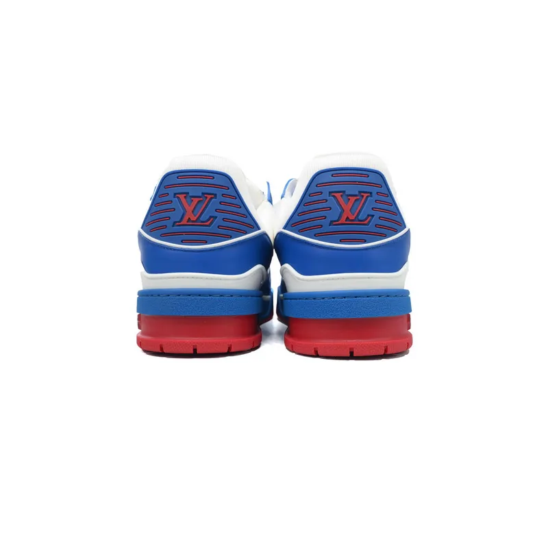 Louis Vuitton Trainer Blue Red