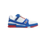 Louis Vuitton Trainer Blue Red